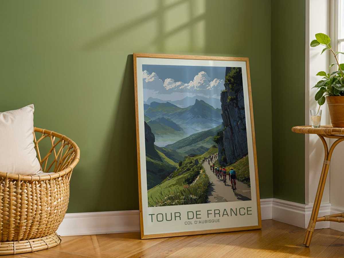 Gallery-style Aubisque Endurance artwork with refined details for training room decor
