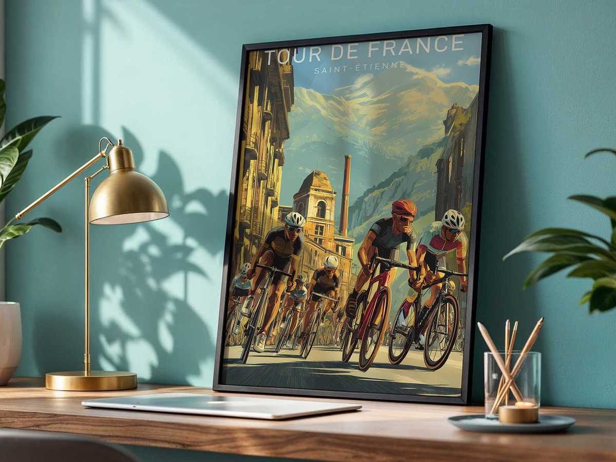 Decorative Bicycle Framed artwork designed for bike lovers and bike workshop decor