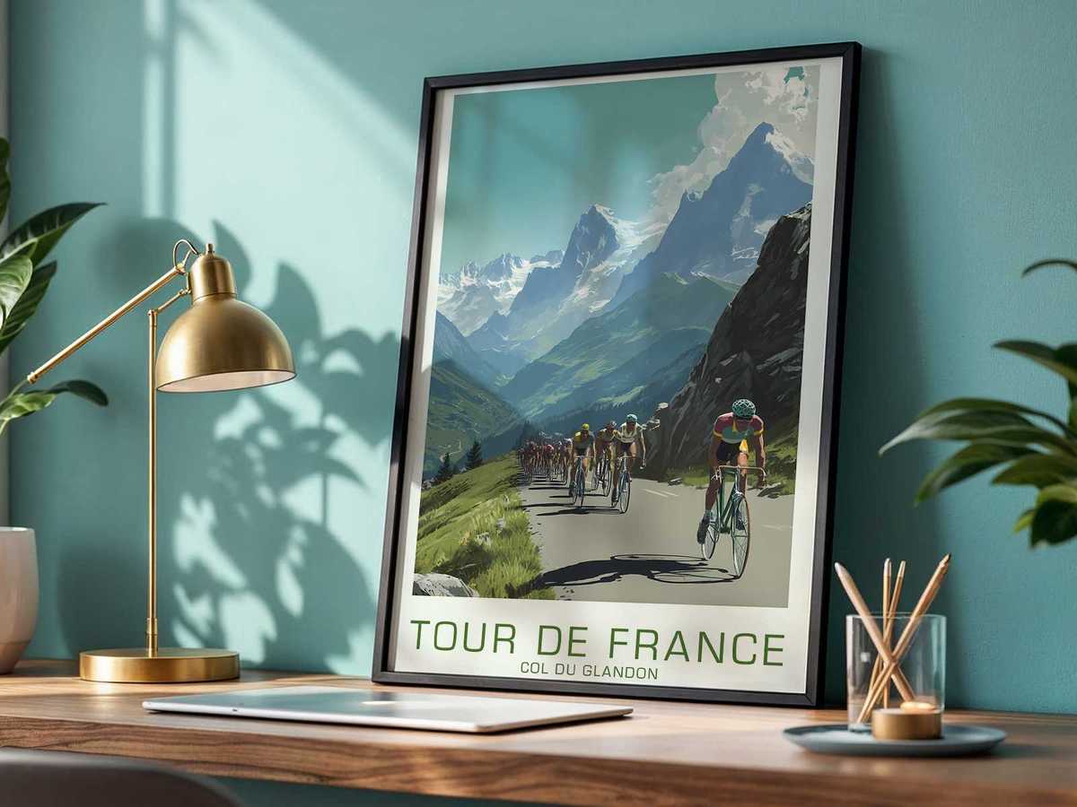 Riders from Red Bull–BORA–hansgrohe forming a lead-out to protect their sprinter around a technical corner