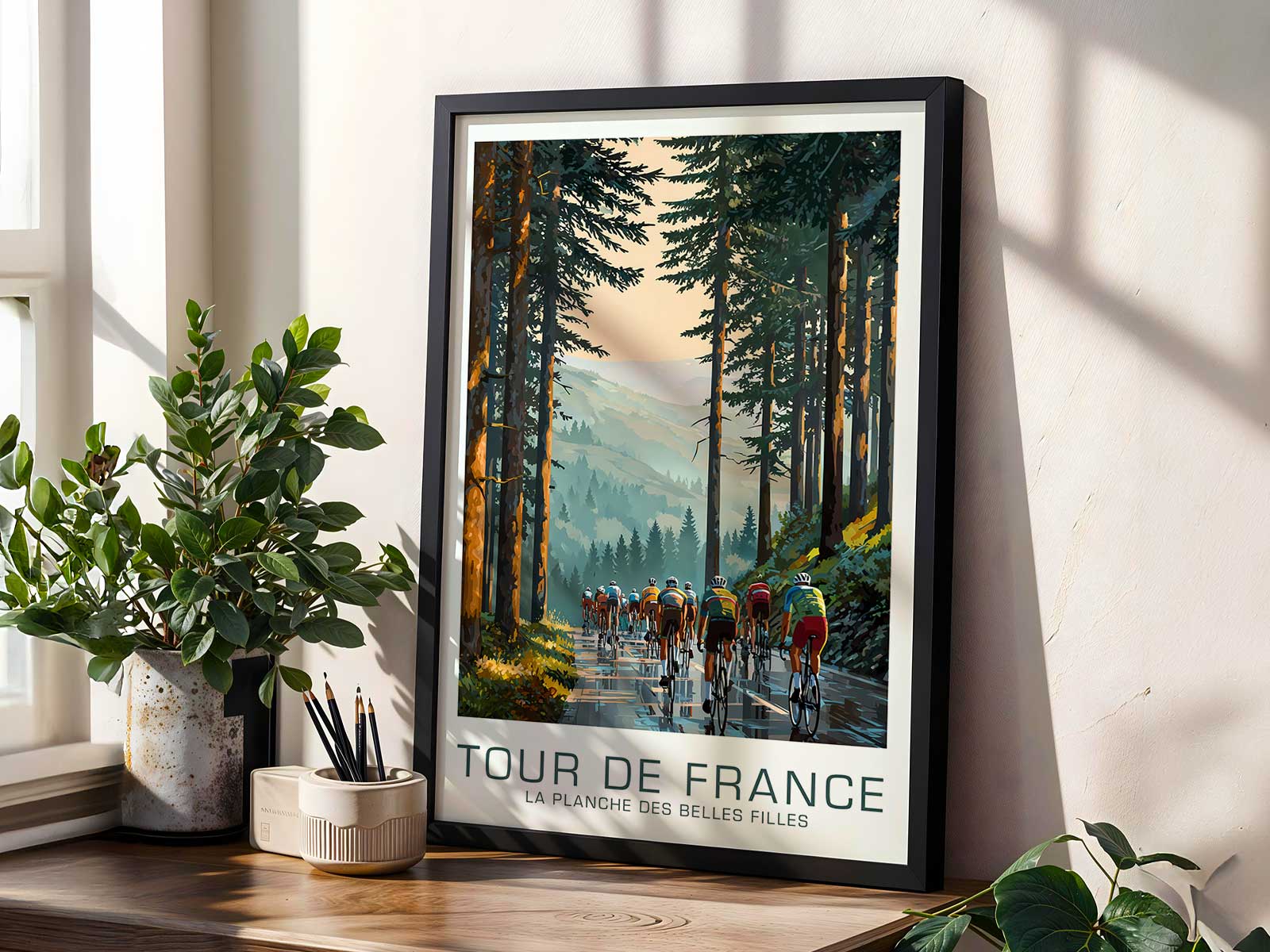 Poster scene bathed in muted evening hues that evoke fatigue, endurance and the climactic mood of a long stage