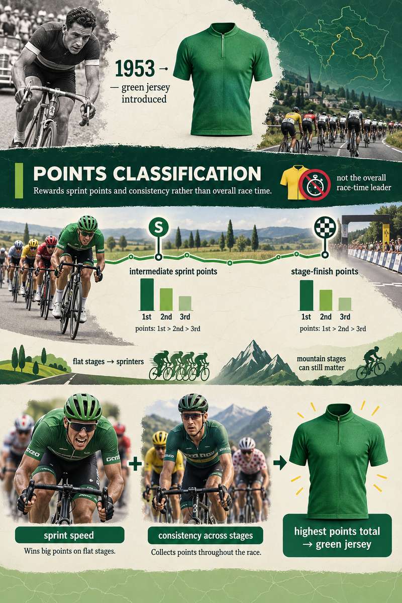 Mass sprint to the finish line with sprinters jockeying for position and lead-out trains visible