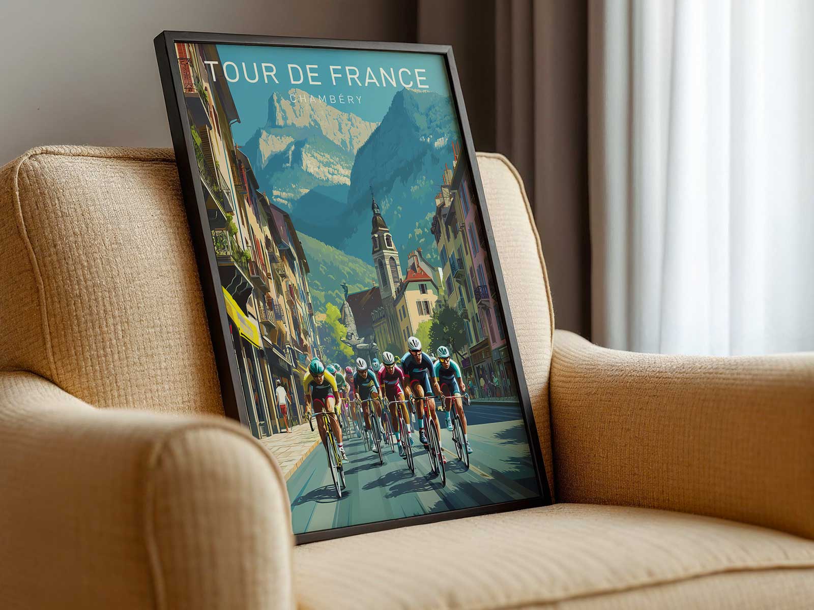Collage of archival photos and memorabilia from past editions of a major cycling event showing memorable winners and…