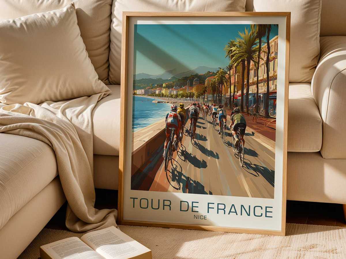 Stage time trial map and clock icon showing exact date and its expected impact on the general classification